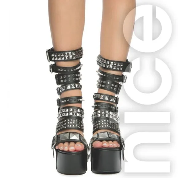 CHARLA TEDRICK SID PLATFORM BOOT BLACK - Picture 5 of 8